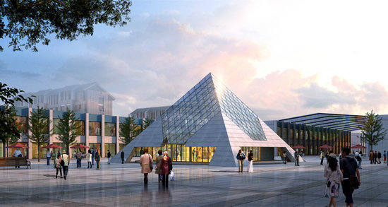 海西金字塔网架